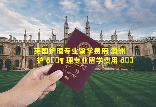 英国护理专业留学费用 澳洲护 🐶 理专业留学费用 🌴